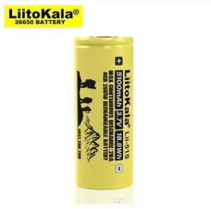 Liitokala rechargeable lithium battery LII-51S 26650battery 5100mAh