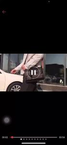 FRIDA BAG#407 Rectangular Crossbody Bag Genuine-Leather Multi-Slot Compartments Bags for Mens