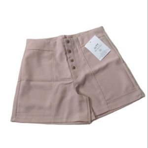 Quần short nữ lưng cao 4 khuy giữa quần sooc nữ cạp cao giúp eo thon chân dài quần đùi nữ lưng cao mặc đi chơib chất vải quần tây