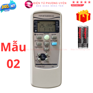 Điều khiển điều hòa Mitsubishi Mã 03 dòng MSY- MSZ- MS remote máy lạnh Mitsubishi - Tặng kèm pin - Điện Tử Phương Uyên