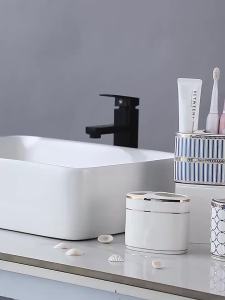 Ins Popular Nordic Bathroom Accessories Set Ceramic Toothpaste Holder Toothbrush Holder Toothbrush Stand Storage Organizer Cup2026