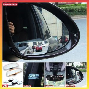 FRAMELESS BLIND SPOT MIRROR Wide Angle Square HD Glass Convex Rear View Mirrors Side Accessories Mirror DM070