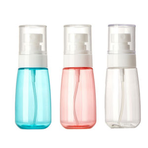 30ml/60ml/100ml UPG Plastic Transparent Empty Spray Bottle Bottles for Perfume Alcohol