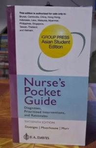 NANDA 16TH Nurses Pocket Guide: Diagnoses Prioritized Interventions and Rationales 16th Edition
