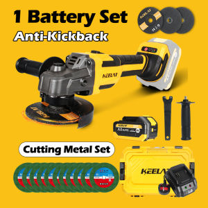 KEELAT KAG010 Anti-Kickback Smart Cordless Angle Grinder Wood Cutting Polisher Grinding Metal Cutter
