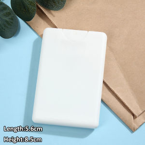 10pcs - 20ml Card Spray Bottle Portable Pocket Spray Perfume Bottle Can Be Reused Card Type Plastic Spray