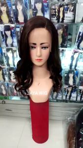 Lace Wig Curly - Wig Rambut Palsu Wanita Model Lace - Bahan Sintetis Fiber - Mudah Dicuci dan Dicatok - Tersedia Berbagai Model (Frontlacewig, Toupee Clip, Hairclip, Human Hair)