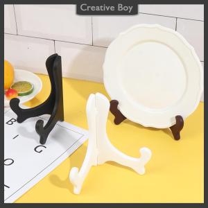 [Creative] Portable Easels Plate Holders Picture Frame Display Stand Dish Rack Home Decor