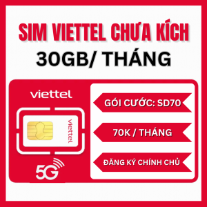 (NGUYÊN KÍT) Sim Viettel 4G Gọi Điện Thả Ga Không Tốn Phí Tặng Thêm Data Tốc Độ Cao Đăng Ký Chính Chủ V90B V120B V150B | FREESHIP - CHƯA KÍCH HOẠT