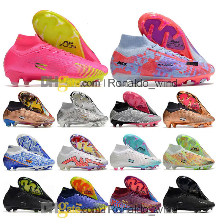 CR7 Superfly IX 9 Elite XXV FG Cleats Neymar ACC Mbappe Kids Boys Soccer Shoes Color 2 14 Lazada Singapore