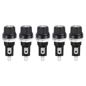 5pcs/Pack Glass Tube Fuses Holders Produced For Easy Installation In Electrical Systems And DIY Projects