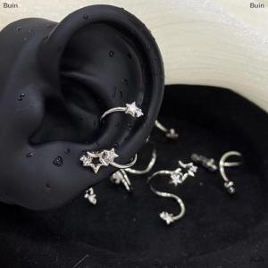 [COD] Buin 1PC Star Surround Planet Spiral Ear Bone Nail For Women New Fashion Color Earrings Accessories