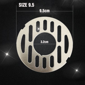 Nắp ga đế thoát sàn Inox có lỗ cắm cút cổ đầu nối chia thoát nước có khe Minh House