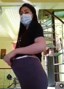 Riya Maternity Leggings Adjustable & Stretchable Garter Waist "HIGH QUALITY"  (High Waist. Length 37.5 inches) Free Size Fits up from Small to XL / Fabric: Cotton Spandex 100% (Medium Thickness Soft Breathable & Comfortable) /Can be worn until 9 month