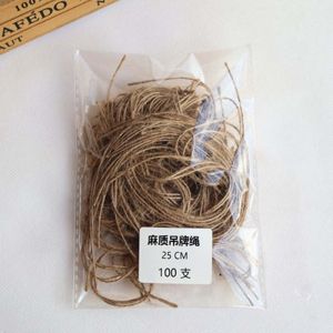 Cotton 100PCS Gift Clothing Price Tag String/Hang Tag String Seal Snap Lock Pin Loop Fastener/For Clothes Shoes Luggage