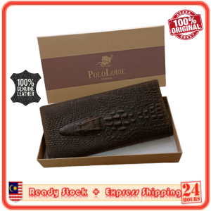 Original Polo Louie Wallet Genuine Cow Leather Premium Long Wallet for Men Dompet Beg Duit Lelaki Kulit Lembu 7005-3