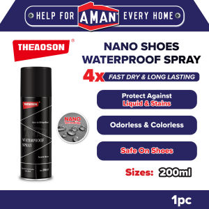 THEAOSON Nano Sneaker Shoe Waterproof Spray Anti Stain Spray Water Repellent Spray Semburan Kasut