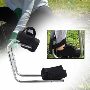 DOUBLEL Labor-Saving Knee Seat Protector Sturdy Wearable Garden Knee Seat Compactle Stainless Steel Garden Kneeling Pad Heavy Duty