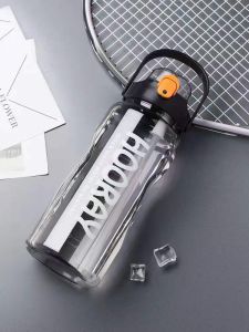 ขวดน้ํา กระบอกน้ําใหญ่ขนาด 2 ลิตร กระบอกน้ําออกกําลังการ กระบอกน้ําแบบพกพา สีใสพาสเทล หลากหลายสี แข็งแรงและคงทน ความจุขนาดใหญ่ No.2983MKK