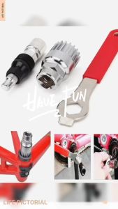 Bike Crank Puller Bicycle Bottom Bracket Remover Crankset Pedal Removal Spanner Bike Repair Tools