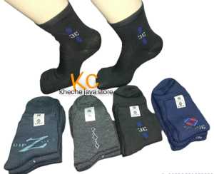 KAOS KAKI PRIA DEWASA/KAOS KAKI KERJA/KAOS KAKI KANTOR PANJANG TEBAL BERMOTIF12 PASANG DAN 6 PASANG