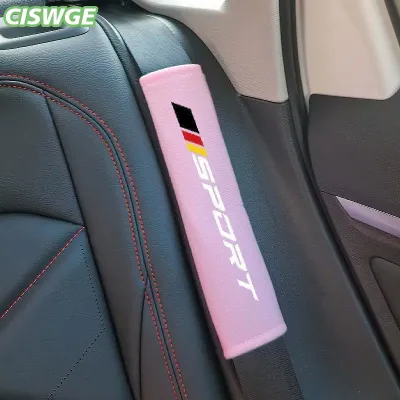 [CISWGE Auto] 1 chiếc đệm dây an toàn ô tô mềm mại thoải mái đệm dây an toàn cá tính thời trang thích hợp sử dụng trên xe.