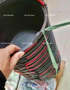 Xô Nhựa Đen Xách Hồ  Xách Vữa  Đựng Nước  Đựng Đồ Có Quai Xách