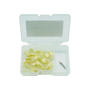 50pcs/Set Dental RA Wool Polishing Disc Kit 50Pcs+1Mandrel Composite Restoration Polish Tool Clinic Lab Supplies