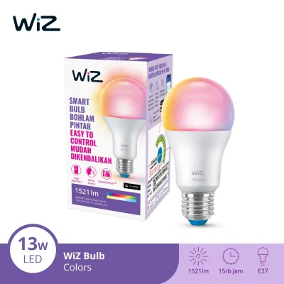 WiZ Lampu LED Smart 13W WiFi Smart Bulb RGB Warna - Lampu Tidur