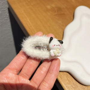 Kuromi คลิปด้านข้างลายการ์ตูนน่ารักสำหรับเด็กผู้หญิงที่มีกิ๊ฟติดผมหักและกิ๊ฟติดผมเลือนคลิปด้านข้างอเนกประสงค์สำหรับนักเรียน