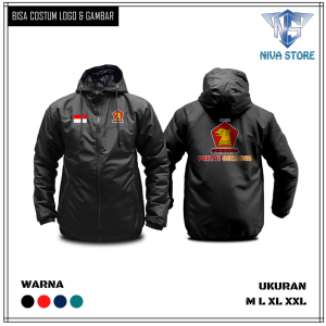 JAKET PRIA PARASUT PARTAI GERINDRA REMAJA DEWASA CASUAL DEWASA SEMI WF TAHAN ANGIN MUSIM DINGIN MANTEL BISA COSTUM