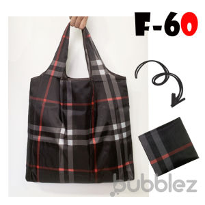 FOLDABLE RECYCLE BAG / SHOPPING BAG 50-99【MEDIUM SIZE】  TOTE / GROCERY / TRAVEL / WATERPROOF [SG SELLER]