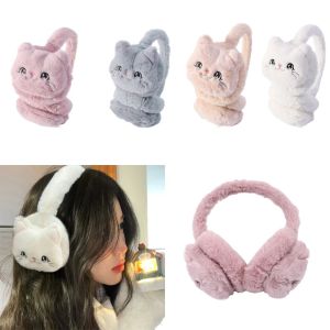 X CRAFT HOME Coldproof Earflap Cartoon Cat Thicken Ear Protection Headband Cute Warm Ear Cover for Women Girls