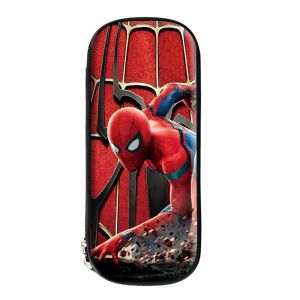 CHUAN ไอรอนแมน กล่องดินสอ Marvel Avengers สไปเดอร์-แมน กัปตันอเมริกา เคสดินสออเวนเจอร์ส มาร์เวล การ์ตูนลายการ์ตูน กล่องเก็บปากกา โรงเรียนในโรงเรียน