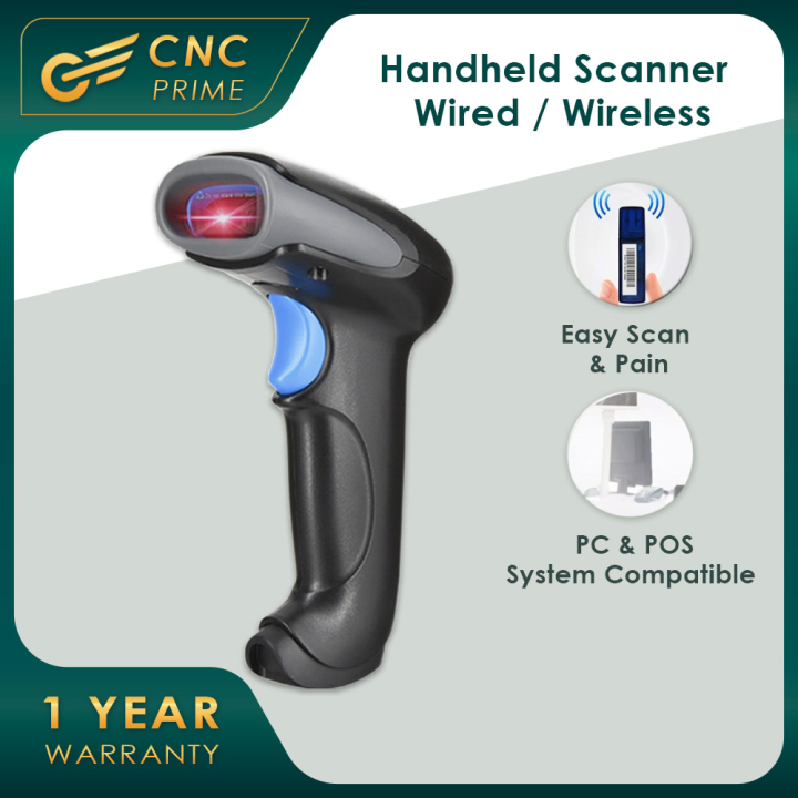 [Top Quality] Scanz Hanheld 2D 1D QR Barcode Scanner Reader Scan 2.4G ...