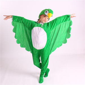 Halloween Cosplay Costumes for Children Animal Cartoon Bird Parrot Jumpsuit Headgear Kids Party Performance Costumes2026