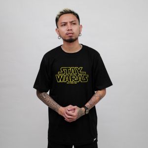 Zerotwentytwo T-Shirt Stay Waras  | Kaos Pria Parodi Plesetan Lucu