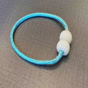 【Buy 1 Take 1 】Magnetic Tieback for curtain Pearl Beads Hanging Belts Curtain Holdback Keep Working Curtain Decoration Holder for Drape Curtain Tie Backs Rope Curtain with White Pearl Beads Tiebacks Clips Decorative Rope