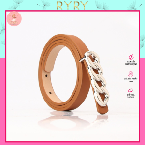 Thắt lưng dây nịt nữ khóa kim loại thời trang cao cấp phong cách Hàn Quốc- bản 15cm