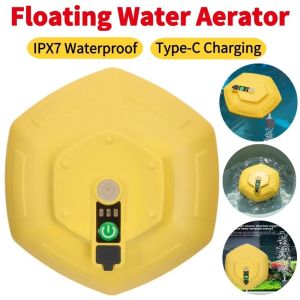 CHIC HUT High Air Flow Portable Float Aerator Rechargeable Waterproof Aquarium Oxygen Pump Pet Supplies Oxygen Supply Fish Tank Air Pump Fishing