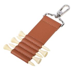 Golf Tees Carabiner Holder with Secure Closure Pocket Sized Sports Gear for Tournament Player Travel Convenience