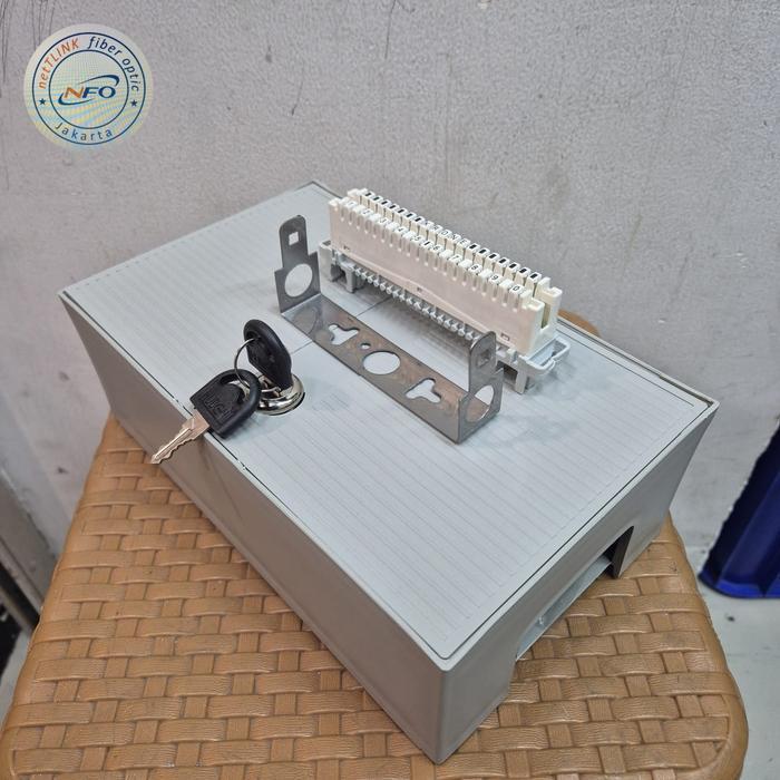 BOX MDF TELEPON 10 PAIR / TERMINAL BOX MDF FIBER 10 PAIR +LSA+FRAME ...