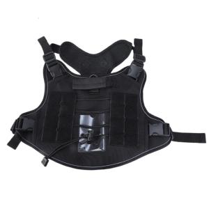 เสื้อกั๊กรัดอกกันน้ำสายจูงหมานอกสถานที่ที่มีประสิทธิภาพออกแบบตามหลักสรีรศาสตร์อุปกรณ์ป้องกันแสงสะท้อนสำหรับสุนัขขนาดใหญ่