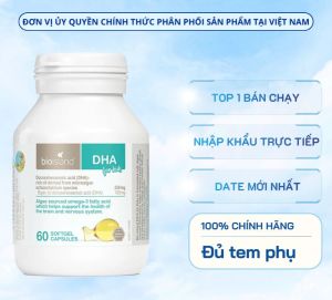 DHA Cho Bé Bioisland for Kids - Hỗ Trợ Tăng Cường Sức Đề Kháng Và Sự Phát Triển Trí Não Toàn Diện Của Trẻ - 60 viên