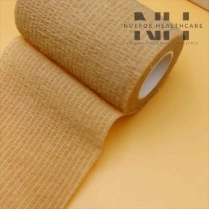 Self Adherent Bandage 2.5cm 5cm 7.5cm 10cm 15cm Elastic and Breathable Self-Stick Bandage 1roll/pack 40rolls/box