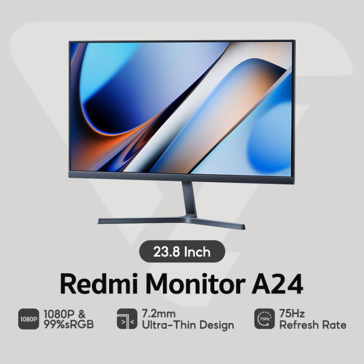 Xiaomi Redmi Monitor A24 23.8 inch 1080P Full HD 75Hz Low Blue Light VA ...