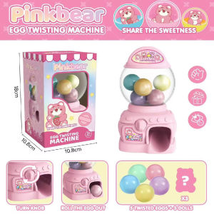 Mini Twist Egg Machine Blind Box Toy | Cute Cartoon Surprise Egg Vending Machine for Kids | Ready Stock