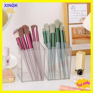 XINGK Pen Container Solid Acrylic Multifunctional Desktop Makeup Brush Pencil Holder Container Home Supplies Pen Organizer Pen Pot