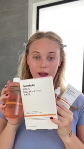 Genabelle PDRN Vita Toning Ampoule - Lightweight Glass Skin & Toning Ampoule with Vitamin B C E PDRN Serum for Blemishes Glass Skin Fine Lines and Rough Skin Texture 1.01 fl