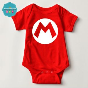 Baby Character Onesies - Super Mario Bro